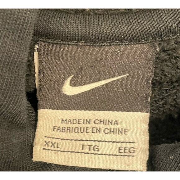 Nike Mens Hooded Sweatshirt Black/Red Full Zip Size XXL 408120-010 - Picture 3 of 5